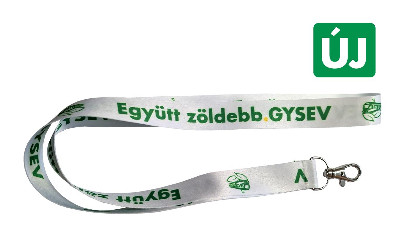 GYSEV nyakpánt, zöld logóval