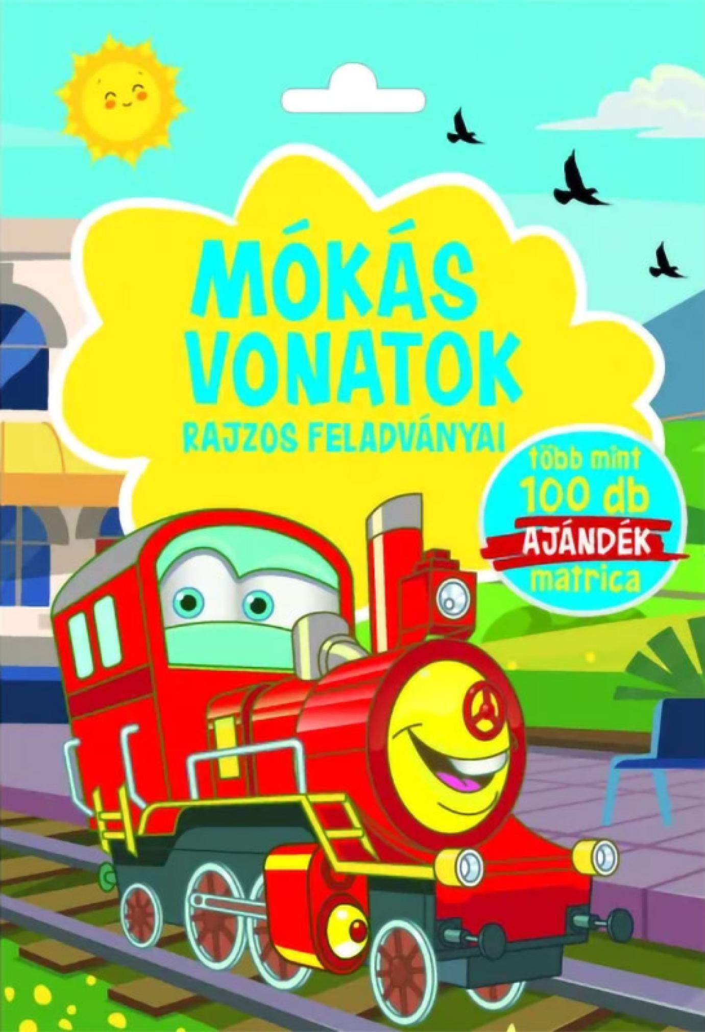 Mókás vonatok füzet