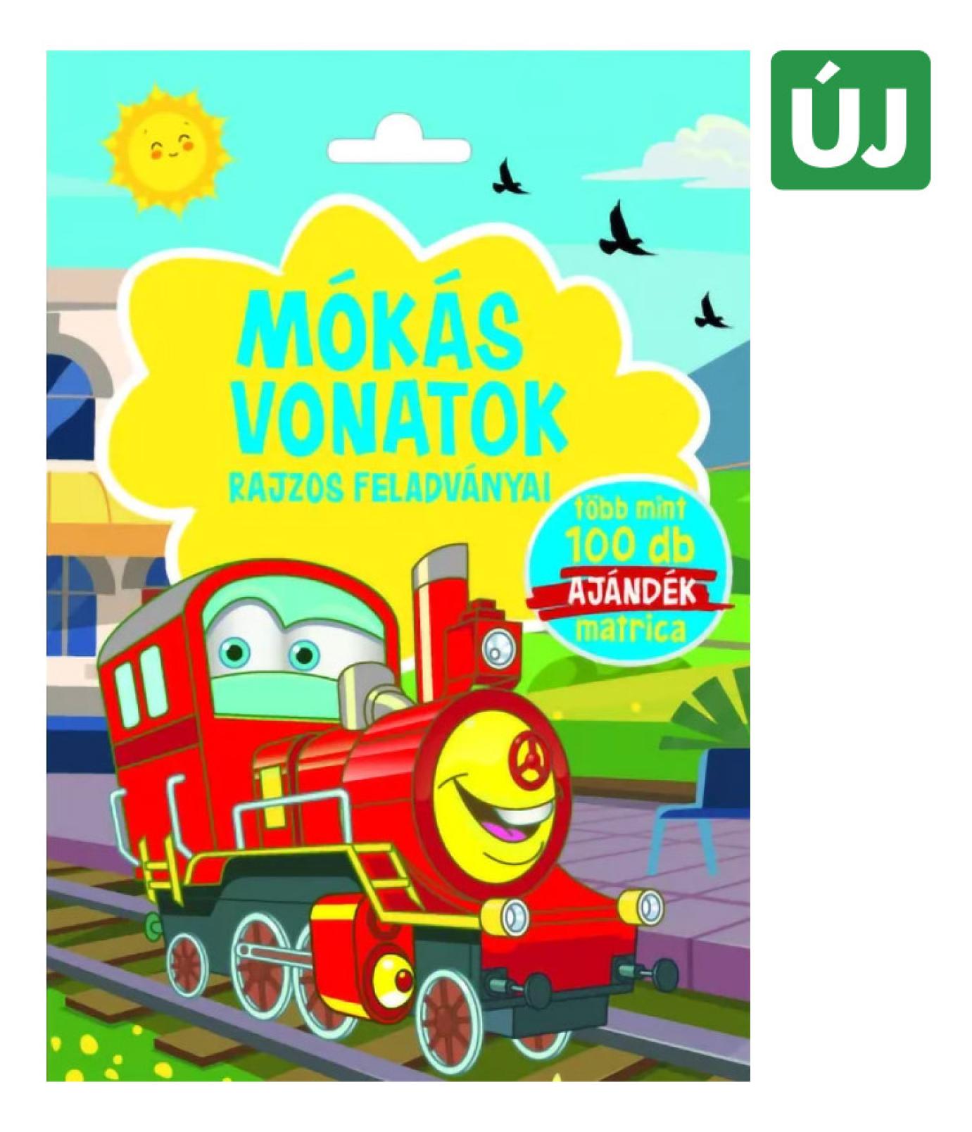 mókás vonatok füzet