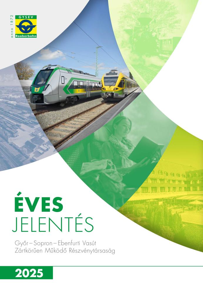GYSEV éves jelentés 2025