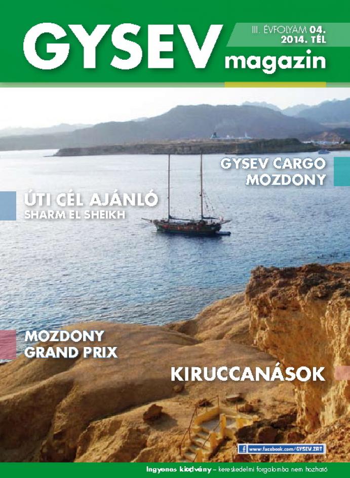 GYSEV Magazin - III. évfolyam 04 / 2014 tél
