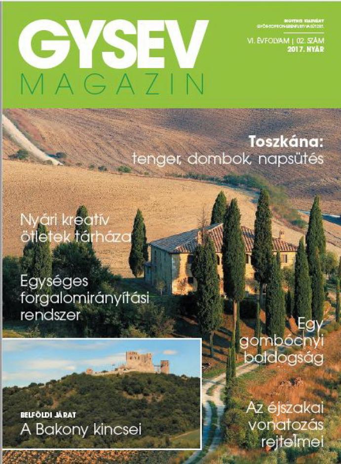 GYSEV Magazin - VI. évfolyam 02 / 2017 nyár