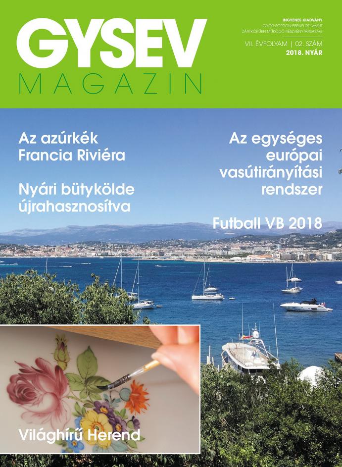 GYSEV Magazin - VII. évfolyam 02 / 2018 nyár