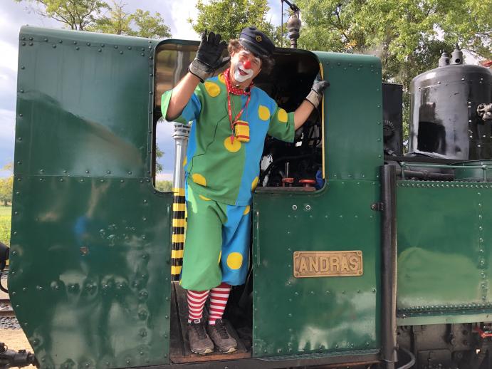 Der Clown der Museumsbahn