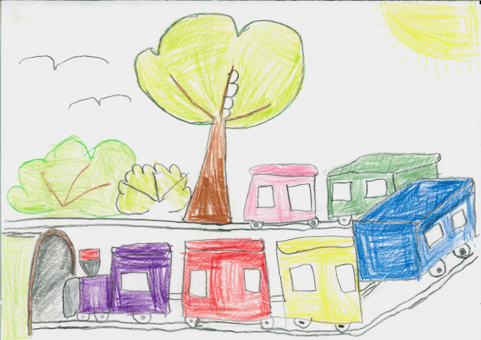 Füzi Bence Máté (6 éves) rajza