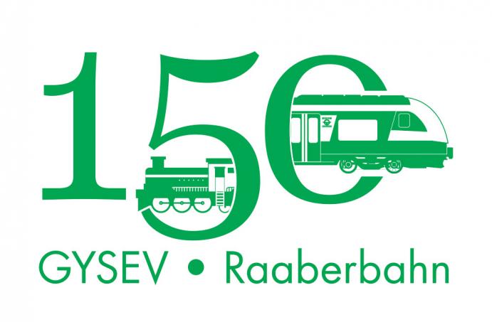 GYSEV150 jubileumi logó