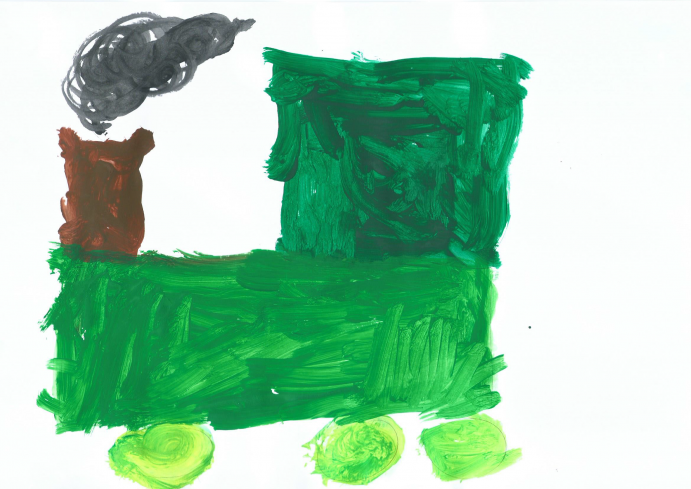 Kormos Bence (5 éves) rajza