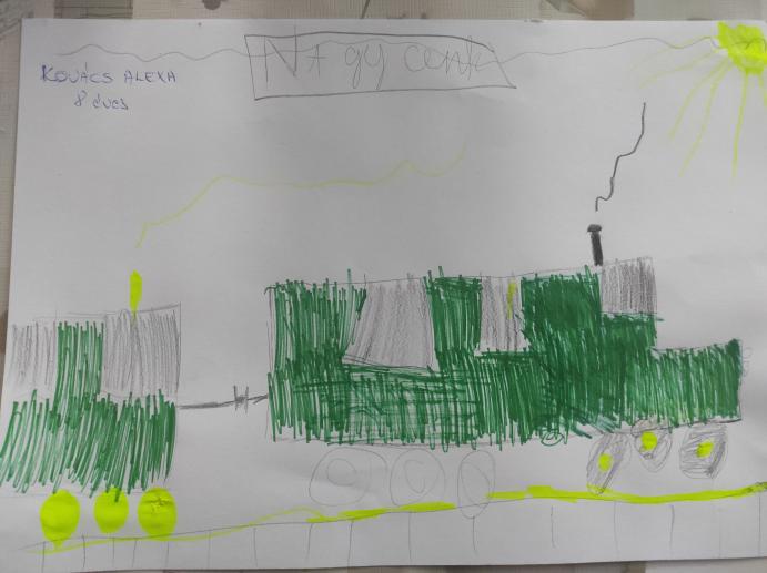 Kovács Alexa (8 éves) rajza