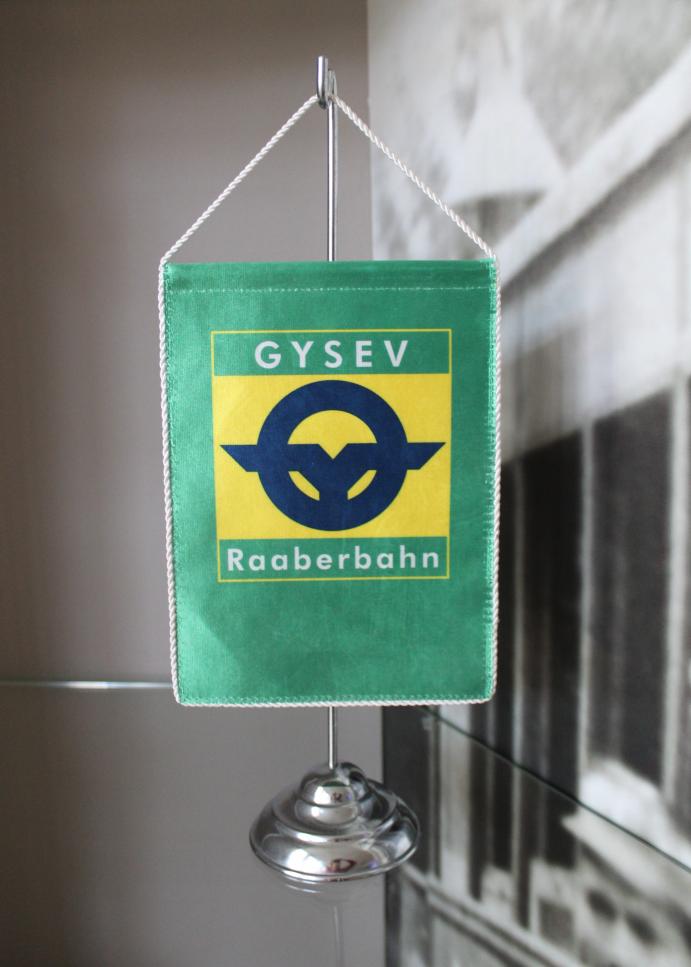 Asztali zászló: GYSEV-Raaberbahn - SVVE