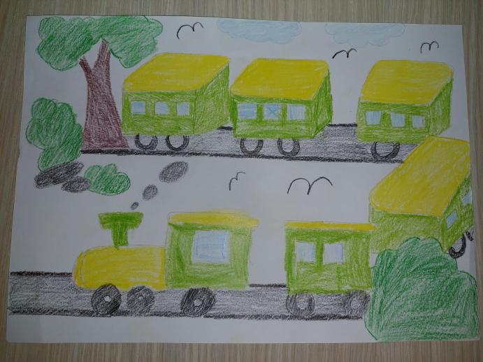 Németh Máté András (6 éves) rajza