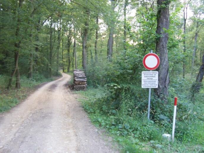 Ólmod - Klostermarienberg határ