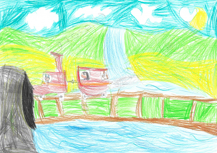 Sajgal Noémi Csilla (8 éves) rajza