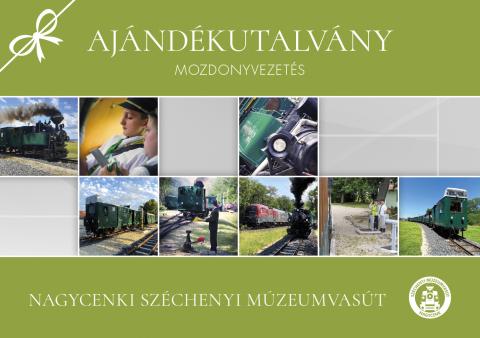 Múzeumvasút Ajándékutalvány - Mozdonyvezetés