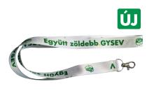 GYSEV nyakpánt, zöld logóval