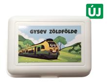 Uzsonnásdoboz Zöldfölde emblémával